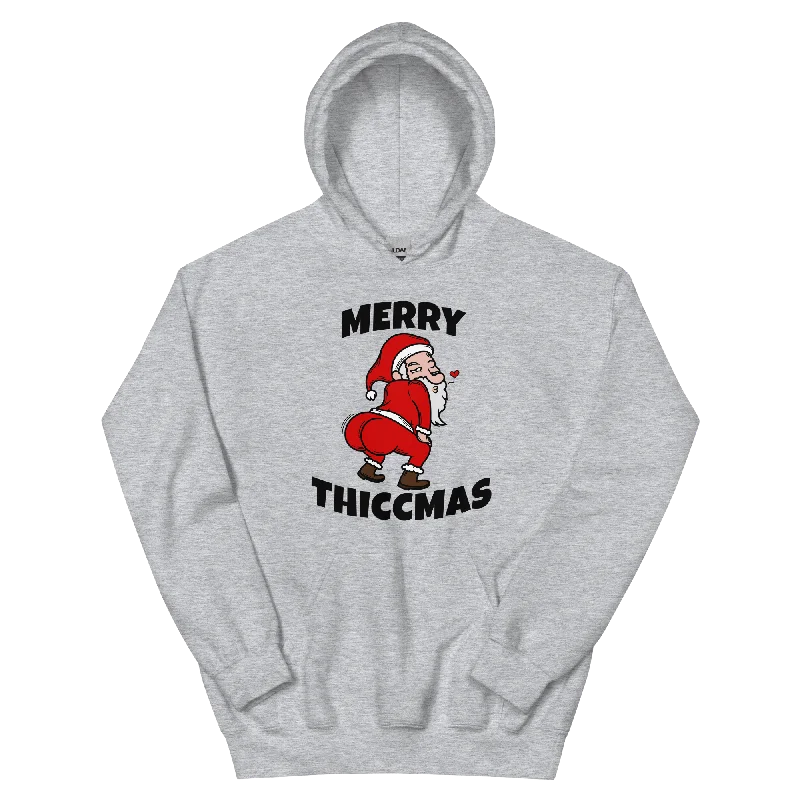 Merry Thiccmas Unisex Hoodie