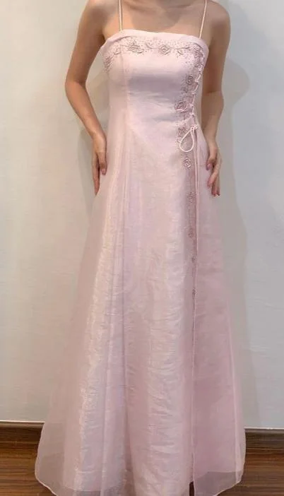 Vintage Light Pink Prom Dress