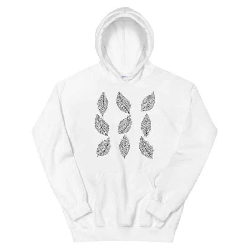 Falling Black Leaves Unisex Hoodie