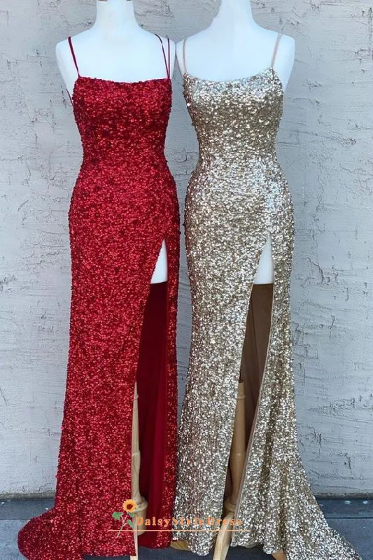 Fashion Sequins Tight Prom Dress