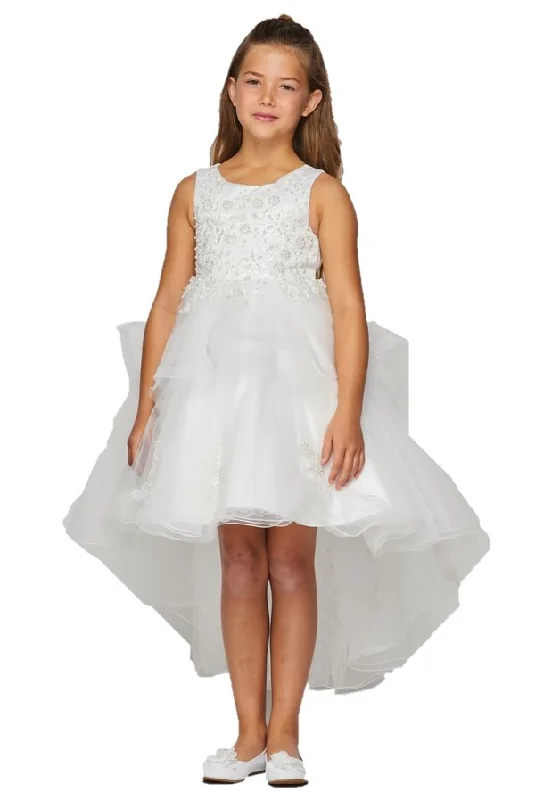 Sequin Pearl Beaded Tulle Party Dress by Cinderella Couture USA 9120