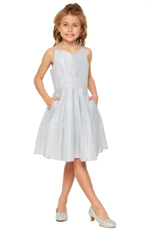 Metallic Girl Party Dress by Cinderella Couture USA 8011