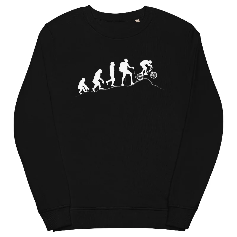 Mountainbike Evolution - (M) - Unisex Premium Organic Sweatshirt