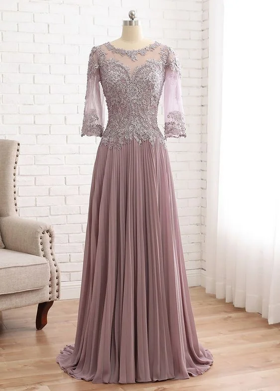 3/4 Sleeve Mother of The Bride Dress