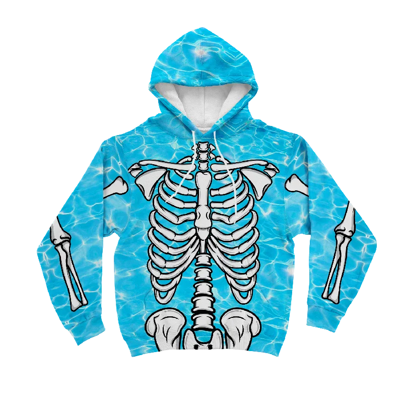 Pool Skeleton Unisex Hoodie