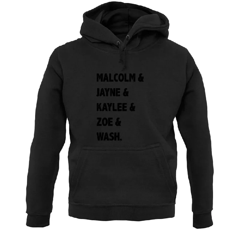 Sale Event Malcolm & Jayne & Zoe Unisex Hoodie
